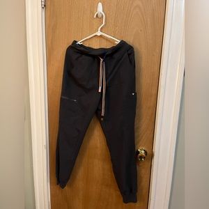 FIGS PRIDE Charcoal Zamola Jogger scrubs.